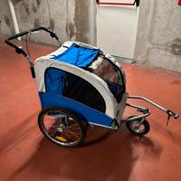 HOMCOM Rimorchio Bici