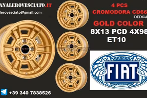 Cerchi cromodora cd66 8x13 4x98 et-3 FIAT ORO