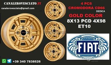 Cerchi cromodora cd66 8x13 4x98 et-3 FIAT ORO