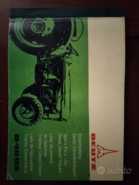 2 manuali ricambi deutz D4005