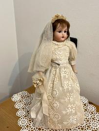 Bambola antica sposa AM 370