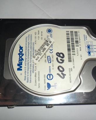 Hard disk - Serial ATA - MAXTOR da 40 GB IP OK