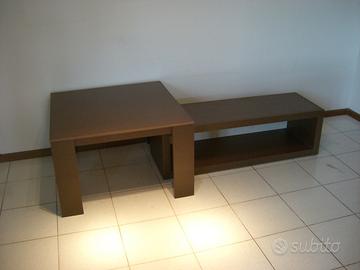 Natuzzi / Divani & Divani / tavolo x 02 / legno