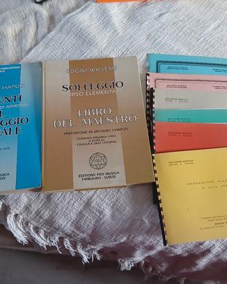Libri didattici ed musicale Edgar Willems