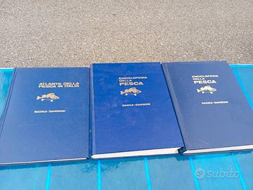enciclopedia della pesca Sadea Sansoni, vintage 