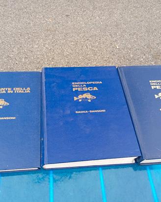 enciclopedia della pesca Sadea Sansoni, vintage 