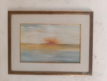 Quadro "Tramonto sul mare"