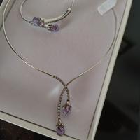 parure in argento 925 made in Italy 