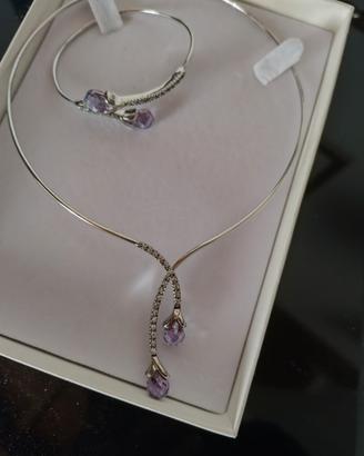 parure in argento 925 made in Italy 