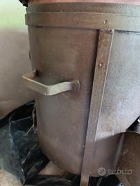 paiolo in rame  e caldaia