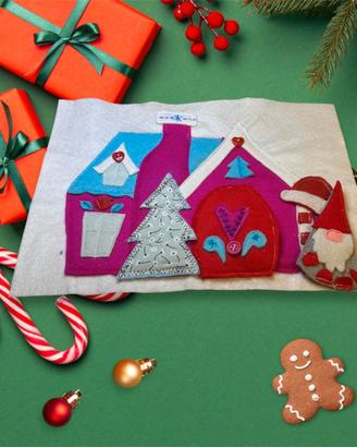 La casa di Babbo Natale -  Libro Sensoriale