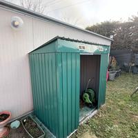 Casetta porta attrezzi o porta legna da giardino