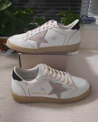 Golden Goose Ball Star bianche/beige, taglia 40