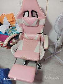 sedia gaming rosa