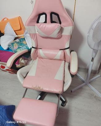 sedia gaming rosa