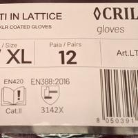 Pacco 12 paia Guanti lavoro lattice 10 /XL