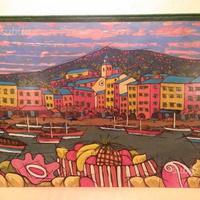 Dipinto quadro pittore artista Italo Offredi