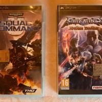 PSP giochi Soul Calibur + Warhammer 40K