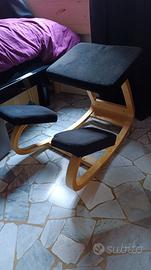 Sedia ergonomica con seduta in ginocchio JZGORC
