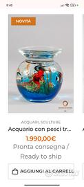 acquario vetro murano 