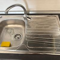 Lavandino cucina acciaio