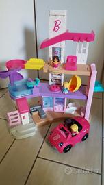 Casa di Barbie little people + macchina Barbie 