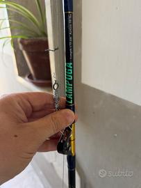 Canna da pesca  più mulinello