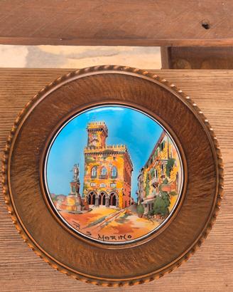 Piatto vintage Repubblica di San Marino 