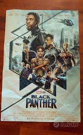 Locandina originale cinema Black Panther Marvel