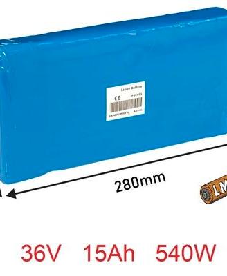 Pacco Batteria al Litio 36V 15Ah per EBike