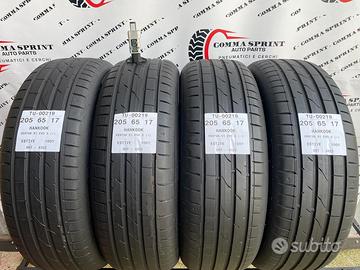 4 pneumatici 205/65 r17 hankook estive 75%