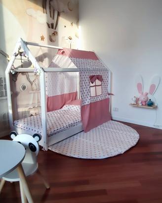 Letto Moviee - Cuoricini completo