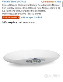 Bilancia elettronica neonati chicco