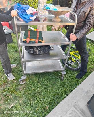Carrello acciaio