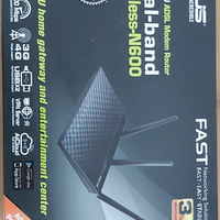 Modem router wireless ASUS DSL-N55U con Wi-Fi N600