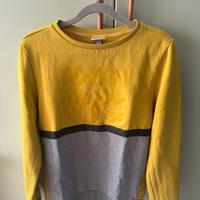 Felpa Adidas Neo Bicolor Giallo/Grigio