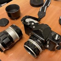 Nikon Nikkormat + 2 ottiche Nikon