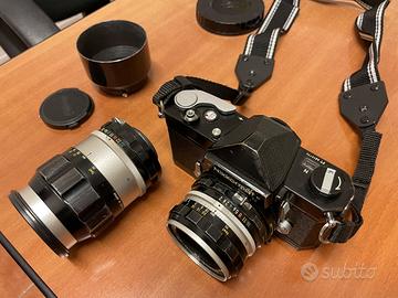 Nikon Nikkormat + 2 ottiche Nikon
