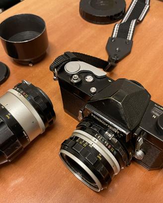 Nikon Nikkormat + 2 ottiche Nikon
