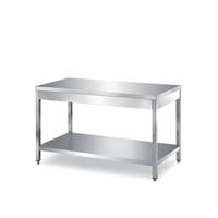 Tavolo USATO in acciaio inox con pianale 120x70x85