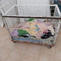 carrello cesti in ferro.