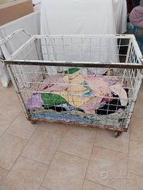 carrello cesti in ferro.