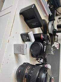 Nikon d3500 + obiettivo 18-200