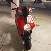 Scooter Ride 50 cc red