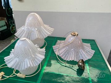 Tris Lampade Murano