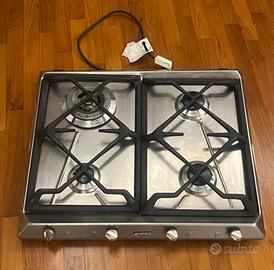 Piano cottura 4 fuochi L 59.5 cm SMEG