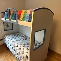 Armadio e letto a castello