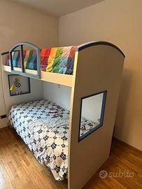 Armadio e letto a castello