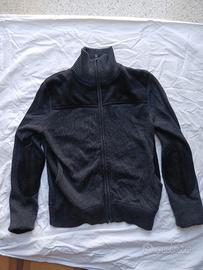 Kappa Cardigan Uomo Grigio Scuro Taglia S