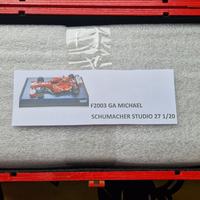 FERRARI F2003GA MICHAEL SCHUMACHER STUDIO 27 1/20